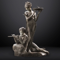 Бронзовая скульптура Флейта